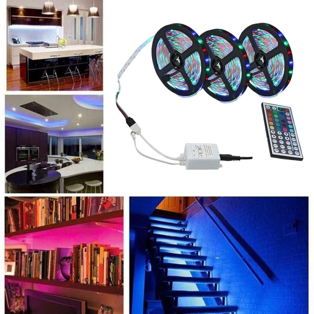Strip led lights on sale color changing
