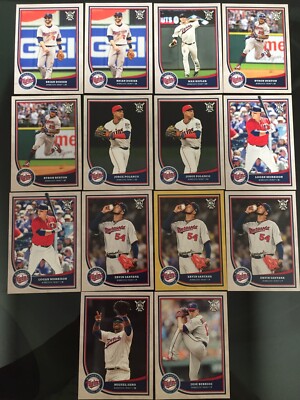 2018 Topps Big League lot 14 of Twins #23, #26, #38, #123, #163, #175, #198,#292
