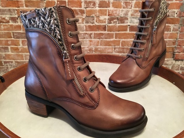 Pikolinos Siena Brown Leather \u0026 Knit Le 