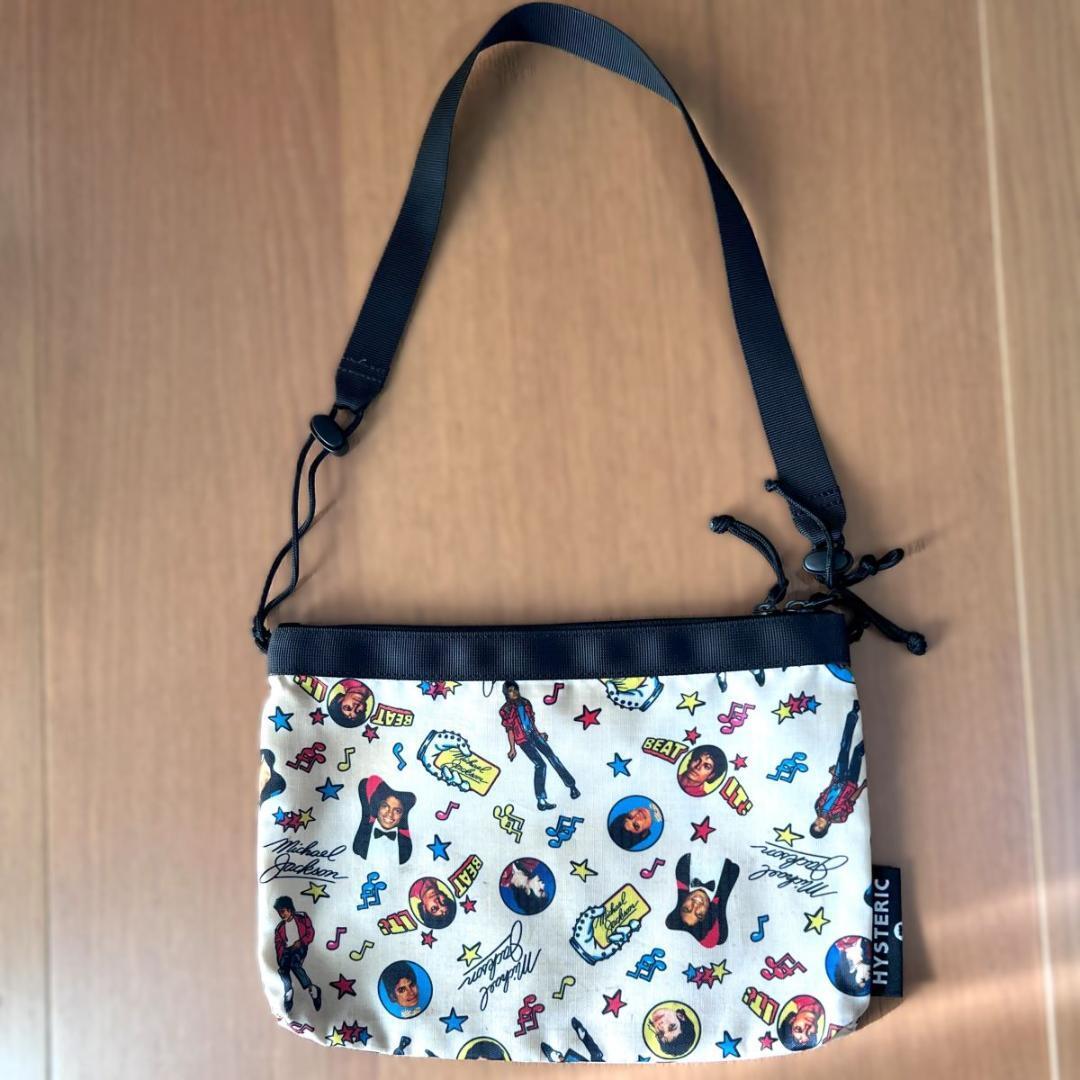 HYSTERIC GLAMOUR - histeric gramor  × micheal Jackson pouch Hysteric Glamour Michael Jackson Shoulder Bag Nylon Off