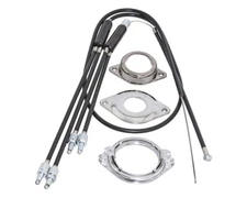 ALTALINE Bicycle Rotor Gyro Set Cables Chrome 1" Fork FREESTYLE BMX BIKE Rotor