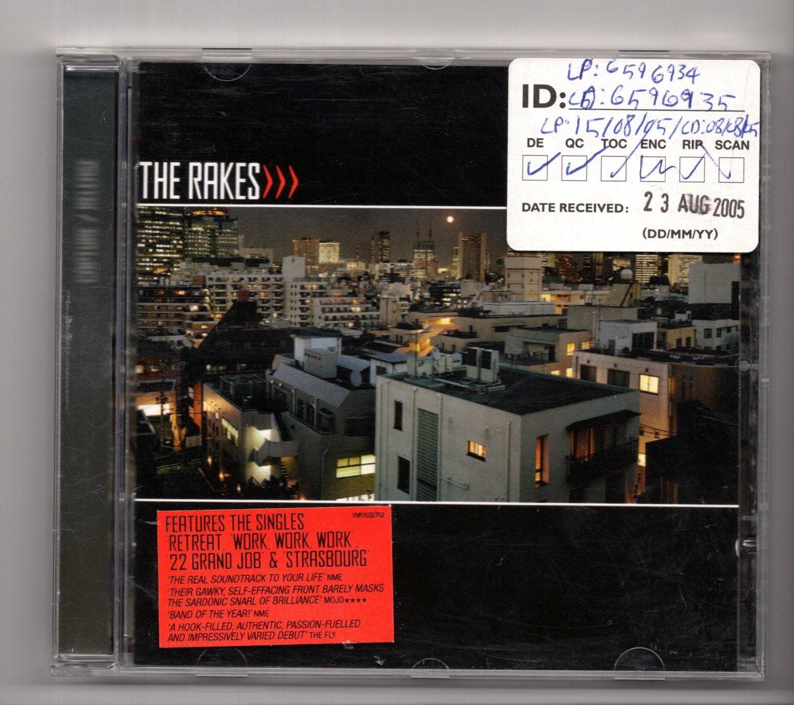(IX987) The Rakes, Capture / Release - 2005 CD