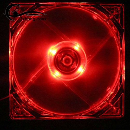 120mm Gehäuse Quad 4LED Licht CPU Lüfter 12cm 4Pin 12V für PC Computer A2TF - Afbeelding 11 van 13