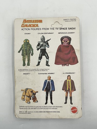 Mattel 1978 Battlestar Galactica Cylon Centurian On Card - Picture 2 of 2