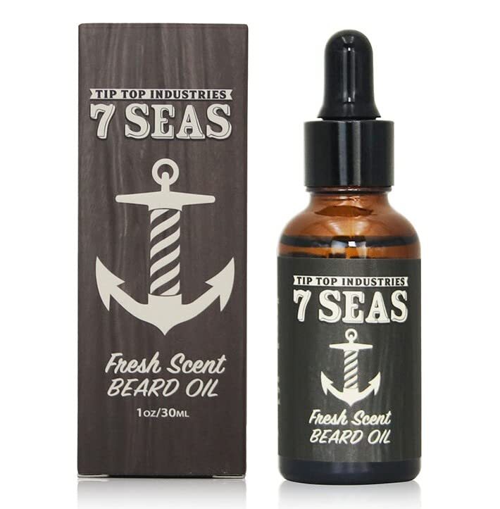 Тип Топ Масло для бороды со свежим ароматом 7 сезонов, 1 унция Ухаживает за бородой и усами