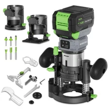 WORKPRO 20V Cordless Compact Router Tool 6 Variable Speeds for Chamfering USA