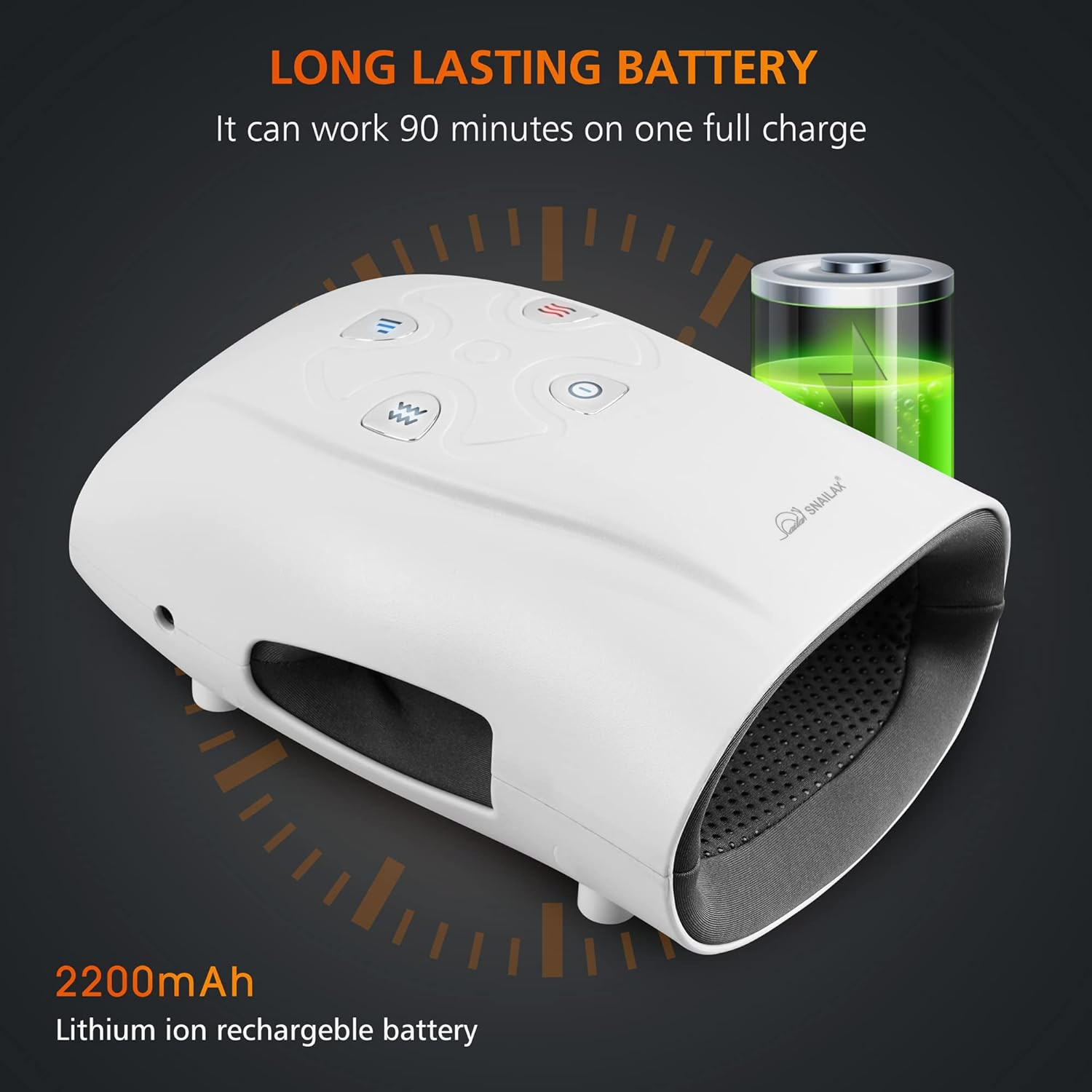 Hand Massager with Heat and Compression, FSA HSA Eligible, Vibration, Cordless H