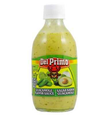 Del Primo Guacamole Flavor Salsa, Hot Sauce 10.5oz 