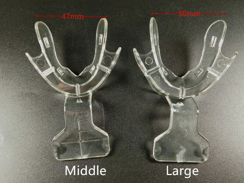 6Pcs Dental Frame Cut Back FCB Impression Tray Mandibular Denture