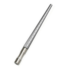 Jewelry Stainless Steel Ring Mandrel Hard Chromed Ungrooved, Marked 1 to 16