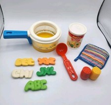 Vintage 1987 Fisher Price Fun With Food Simmering Saucepan Vegetable Soup Lot