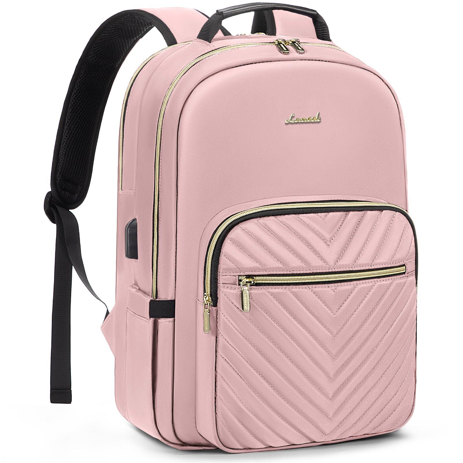 Stylish 18.4 Inch Laptop Backpack for Women - Cute Travel Bag & Professional Work Purse