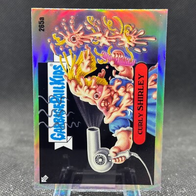 2024 Topps Chrome Garbage Pail Kids S7 Curly Shirley Refractor #265a