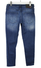 Jeans ANTONY MORATO uomo W33 slim fit baffi sbiaditi elasticizzati denim blu