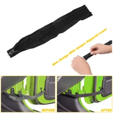 Heavy Duty Door Limiting Straps with Zipper For 2007-2021 wrangler JK JL JT