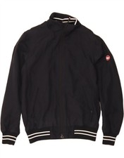 MURPHY & NYE Mens Chicago Ill Custom Fit Bomber Jacket UK 36 Small Black AK15