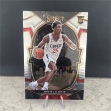 Panini 2022-23 Select Moussa Diabate Rookie #92 Clippers Concourse NBA