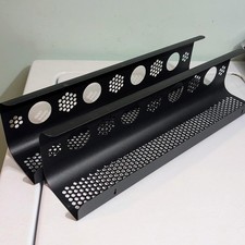 Cable Management Under Desk Tray Kit 26PCS with Clips Ties Screws Black
