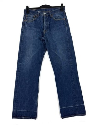 Levi's 501 Jeans Herren W32 L32 Regular Straight Blau Denim Modern Strauss Hose