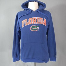 Russell Athletic Florida Gators Hoodie Mens M Blue Pullover Sweatshirt NCAA UF