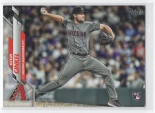 2020 Topps Update Kevin Ginkel Rookie Arizona Diamondbacks #U-102