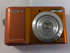Sony Cyber Shot DSC-S2100 12.1 MP Camera PARTS/REPAIR Orange