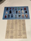STAR WARS 1980 KENNER VINYL ACTION FIGURE CASE STICKER SHEET UNUSED + Insert