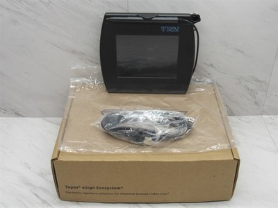 NEW Topaz SignatureGem T-LBK766SE-BBSB-R USB Serial LCD Signature Capture Pad