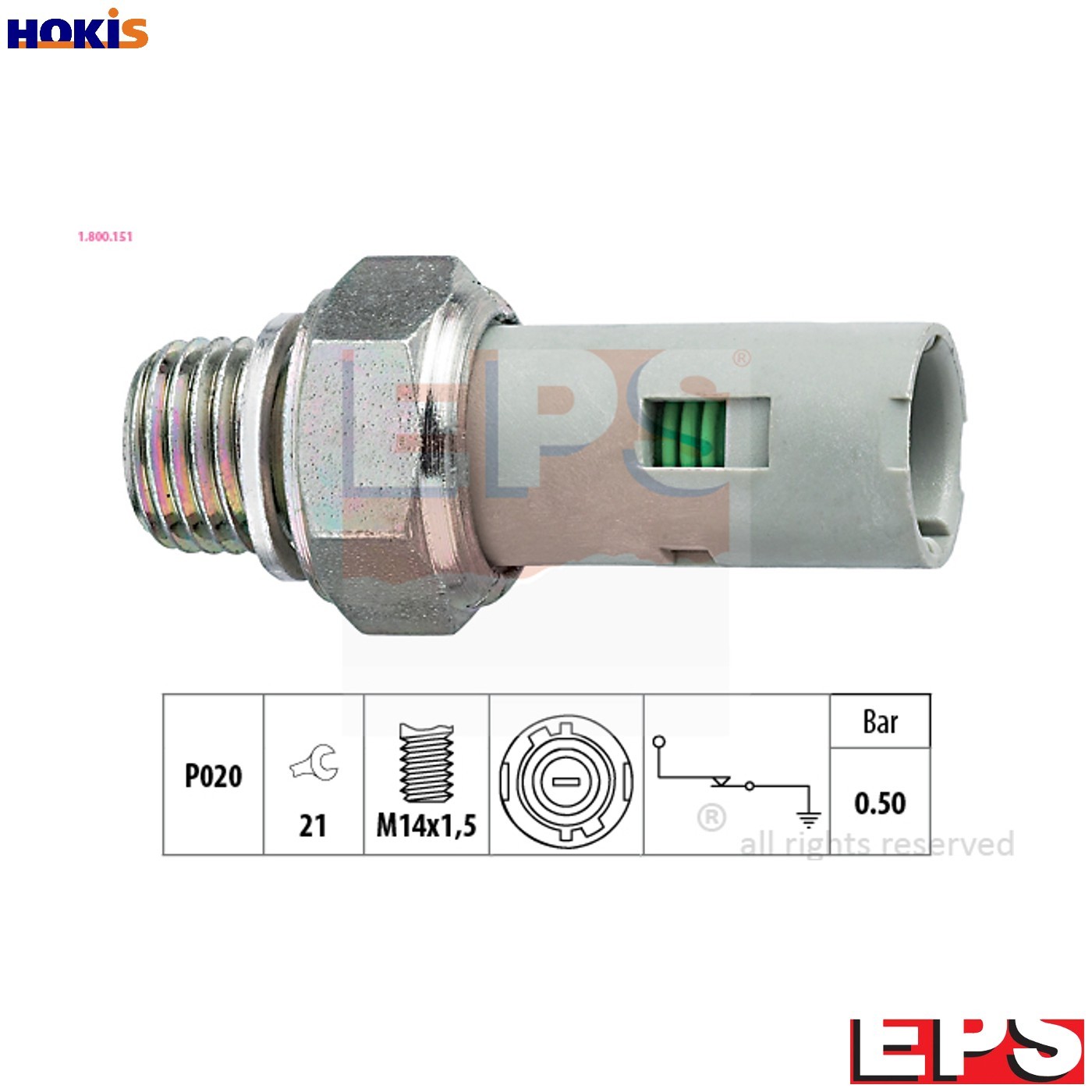 OIL PRESSURE SWITCH 1.800.151 FOR RENAULT CLIO/MIO/II/Mk LAGUNA/Grandtour 1.8L - Image 10