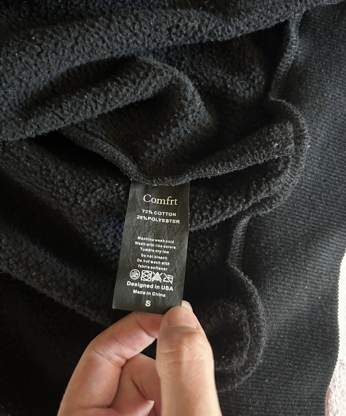 Comfrt Cloud Zip Hoodie Midnight Black Oversized S Zip Hoodie Unisex Men Women S