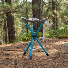 Ozark Trail Folding Camping Stool, Steel  Polyester Lightweight Outdoor Chair