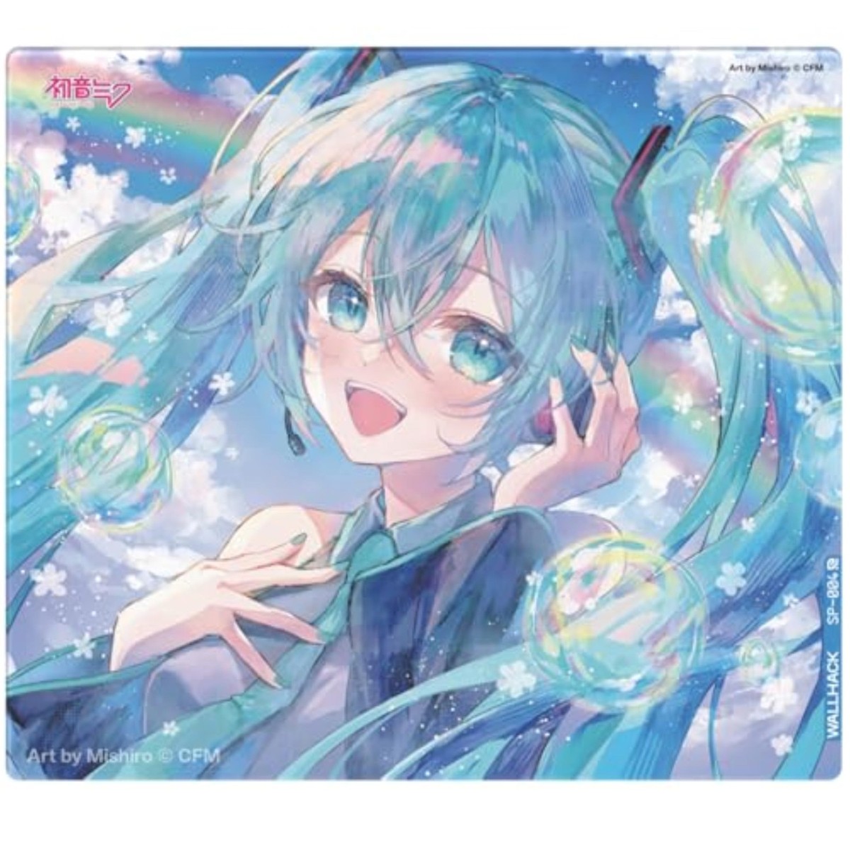 Wallhack SkyPAD Hatsune_Miku Glass Gaming Mouse Pad SP-004 Summer
