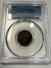 🔑 KEY DATE 1877 Indian Head Cent Penny PCGS Genuine AG Detail About Good 🔑