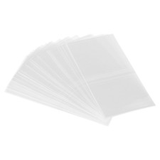 400Pack Perforierte Folie PVC Schrumpfband f&uuml;r Kappe 1.85 zu 2.01" 82x40mm Klar
