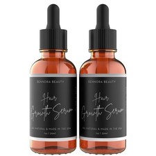 Rennora Hair Growth Serum with Organic Herbs and Natural Vitamins bundle Of 2 