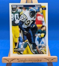 1997 Collector's Choice Rodney Harrison RC rookie card Chargers Patriots. rookie card picture