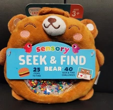 NEW Chuckle & Roar, Sensory Seek & Find Bear Game 25 Items To Find/40 Challenges