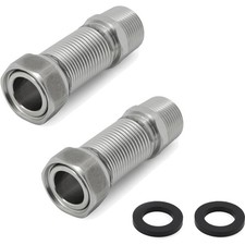 Edelstahl Flexrohr 3/4 Zoll, Wellrohr, Verstellbar, ausziehbar, 75-130 mm, ro...