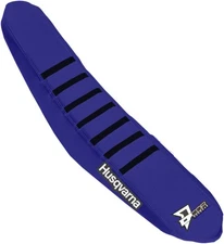 Dcor Ribbed Seat Cover Navy Blue/Navy Blue/Black Husqvarna TC 125/FC 250/FC