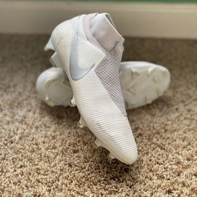 Nike Phantom Vision Elite Dynamic Fit FG Soccer Cleats white Mens 8.5 US