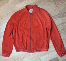 coole Blouson Jacke im knalligem Orange-rot(X...