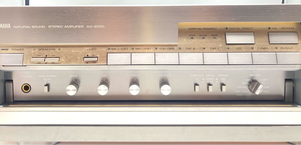 あんこ YAMAHA 【AX-2000】 YAMAHA AX-2000 Integrated Amplifier Working Confirmed | eBay