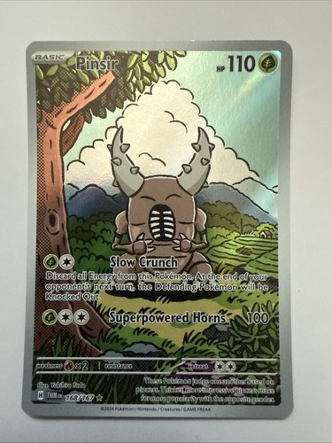 Pokémon Karten Pinsir 168/167 Illustration Rare Twilight Masquerade - (NM)