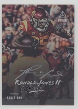 2018 Panini Luminance Draft Day Signatures Silver Ronald Jones II Auto 3f2