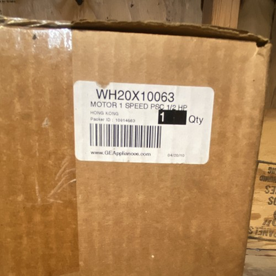 #ad GE WH20X10063 1 Speed PSC 1 2 HP Washer Motor Brown OEM Part $109.33