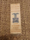 1895 NEW JERSEY ASSOCIATION  UNION EX-PRISONERS OF WAR RIBBON, HACKETTSTOWN