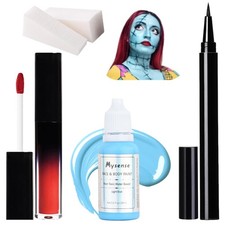 Sally Makeup Kit,Halloween Sally Costume Corpse Bride Makeup,Sally Face Cospl...