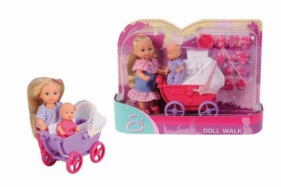 4006592562410 Lalka 12 cm Evi Doll Walk SIMBA 105736214 SIMBA