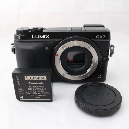 Gebrauchtes Panasonic Lumix GX7 schwarz 14-42mm Zoomobjektiv