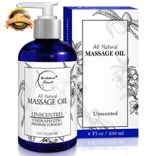 Unscented Massage Oil Natural Body Oil Almond Grapeseed Jojoba Blend